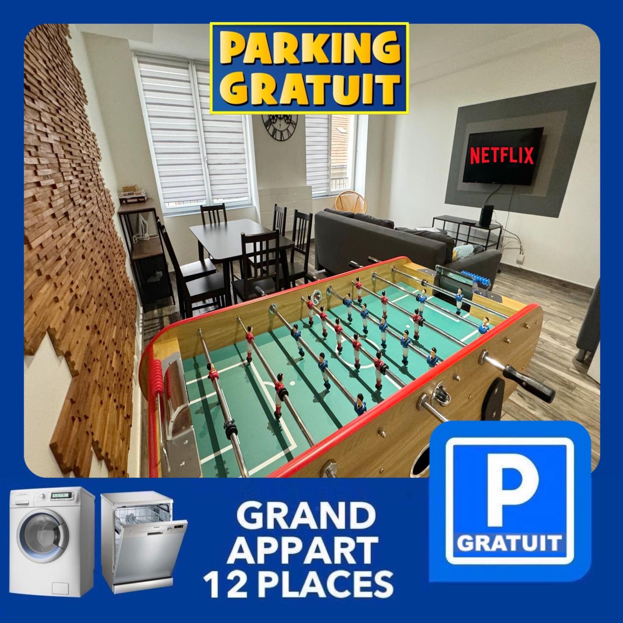 סן-אטיין 22 Chic & Cosy Grand Appart 92M2 Parking Gratuit Hypercentre Netflix מראה חיצוני תמונה